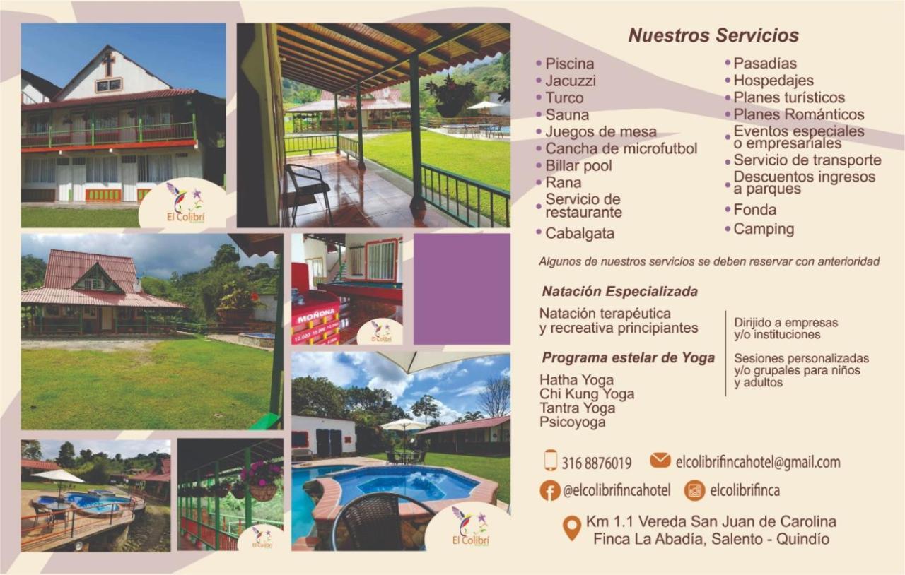 Ecohotel Colibri Salento Luna Park Exteriör bild